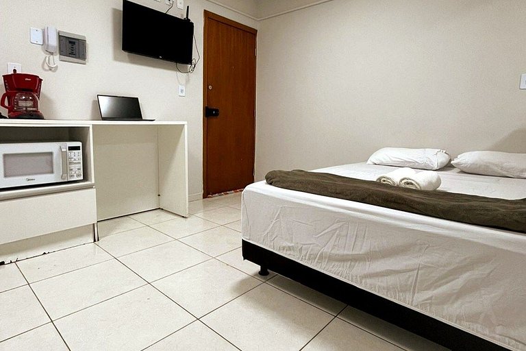 Apto 307 Carajás | Academia e cozinha em Goiânia