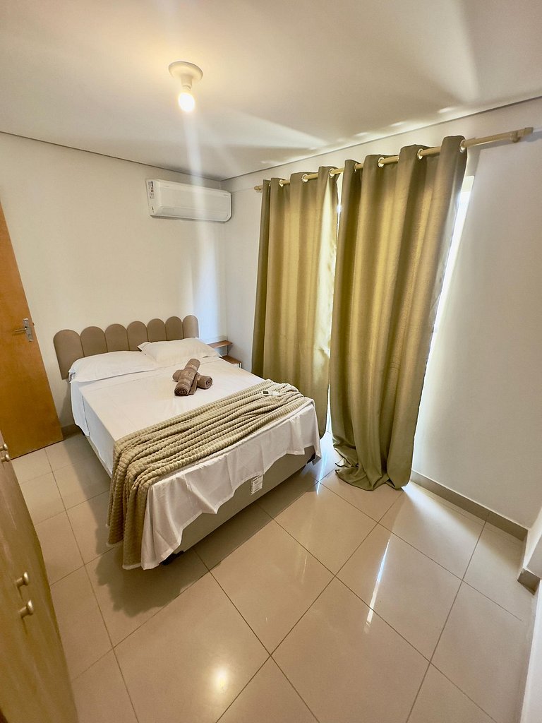 Apto 203 Gomes | Cozinha e conforto em Goiânia